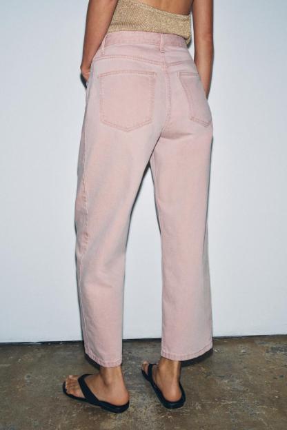 ZW COLLECTION MID-RISE ANKLE RELAXED JEANS