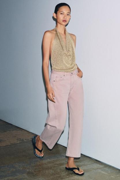 ZW COLLECTION MID-RISE ANKLE RELAXED JEANS