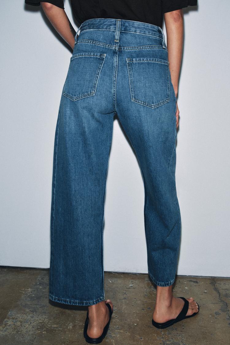 ZW COLLECTION MID-RISE ANKLE RELAXED JEANS