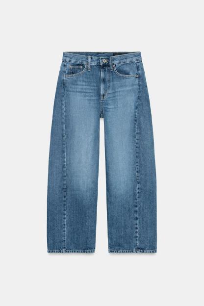 ZW COLLECTION MID-RISE ANKLE RELAXED JEANS