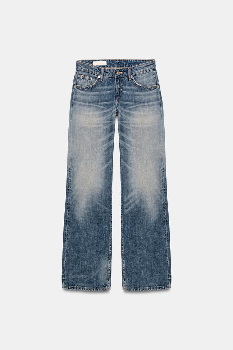 TRF LOW RISE WIDE LEG JEANS
