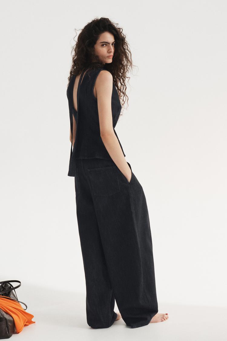 TRF MID-RISE BAGGY JEANS