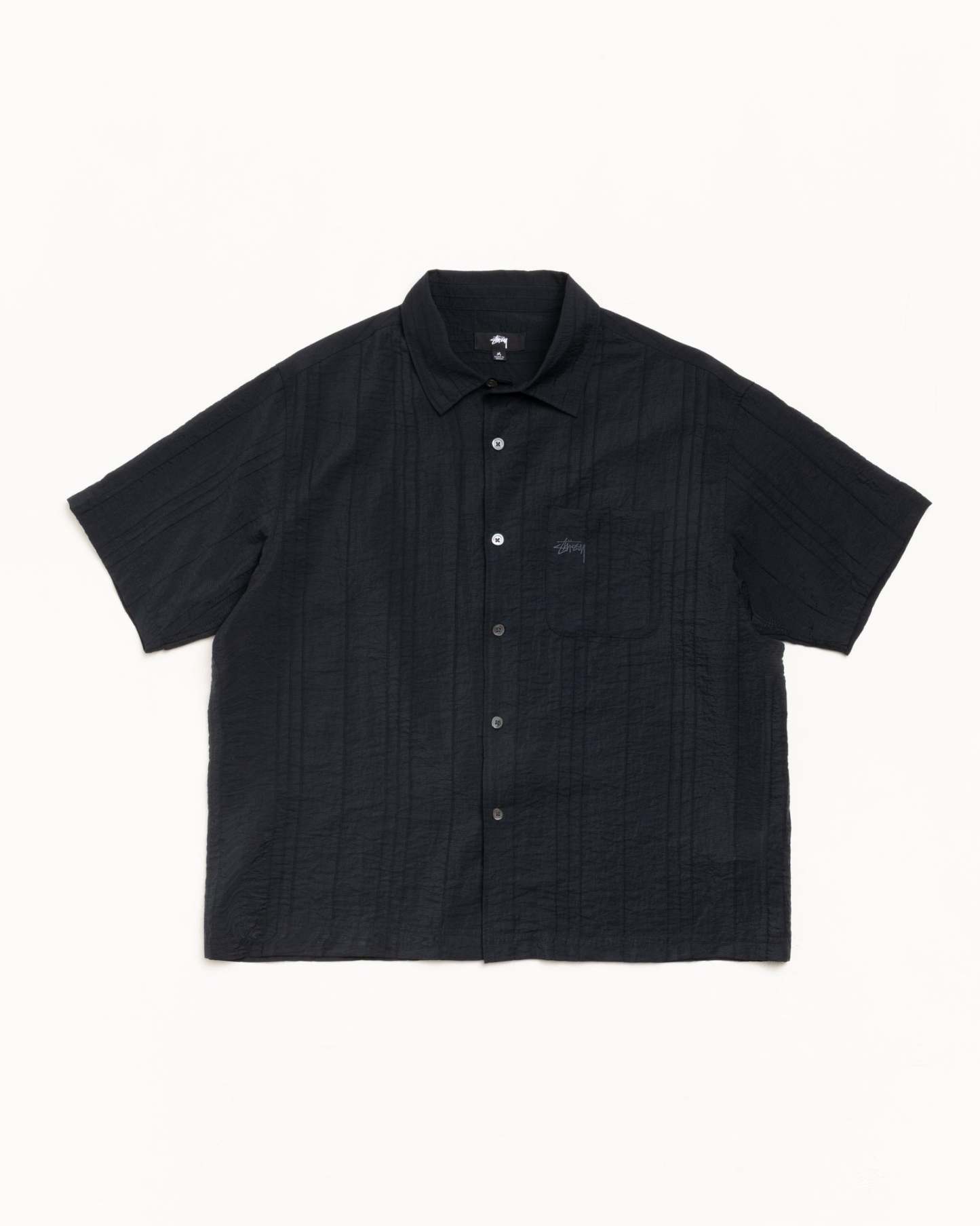 PLEATED TEXTURED SHIRT