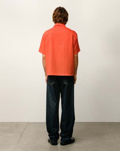 PLEATED TEXTURED SHIRT