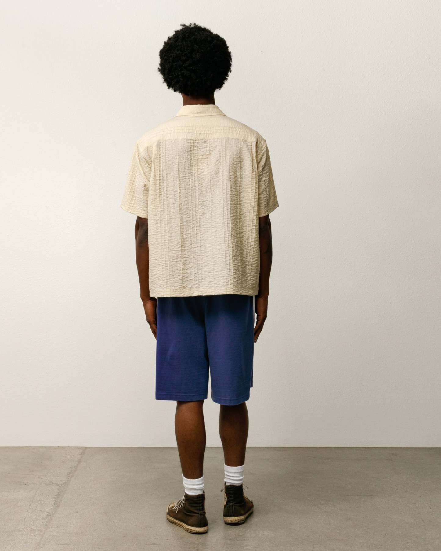 PLEATED TEXTURED SHIRT
