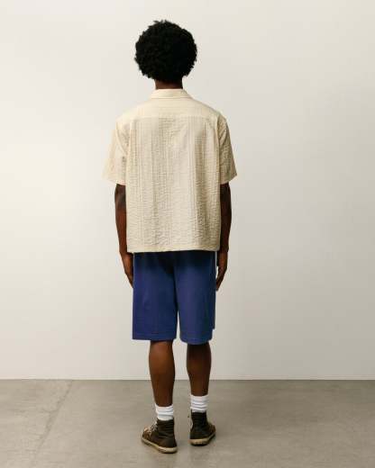 PLEATED TEXTURED SHIRT