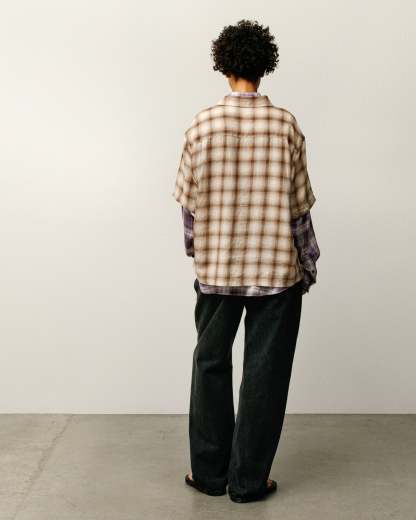 LIAM SS PLAID SHIRT