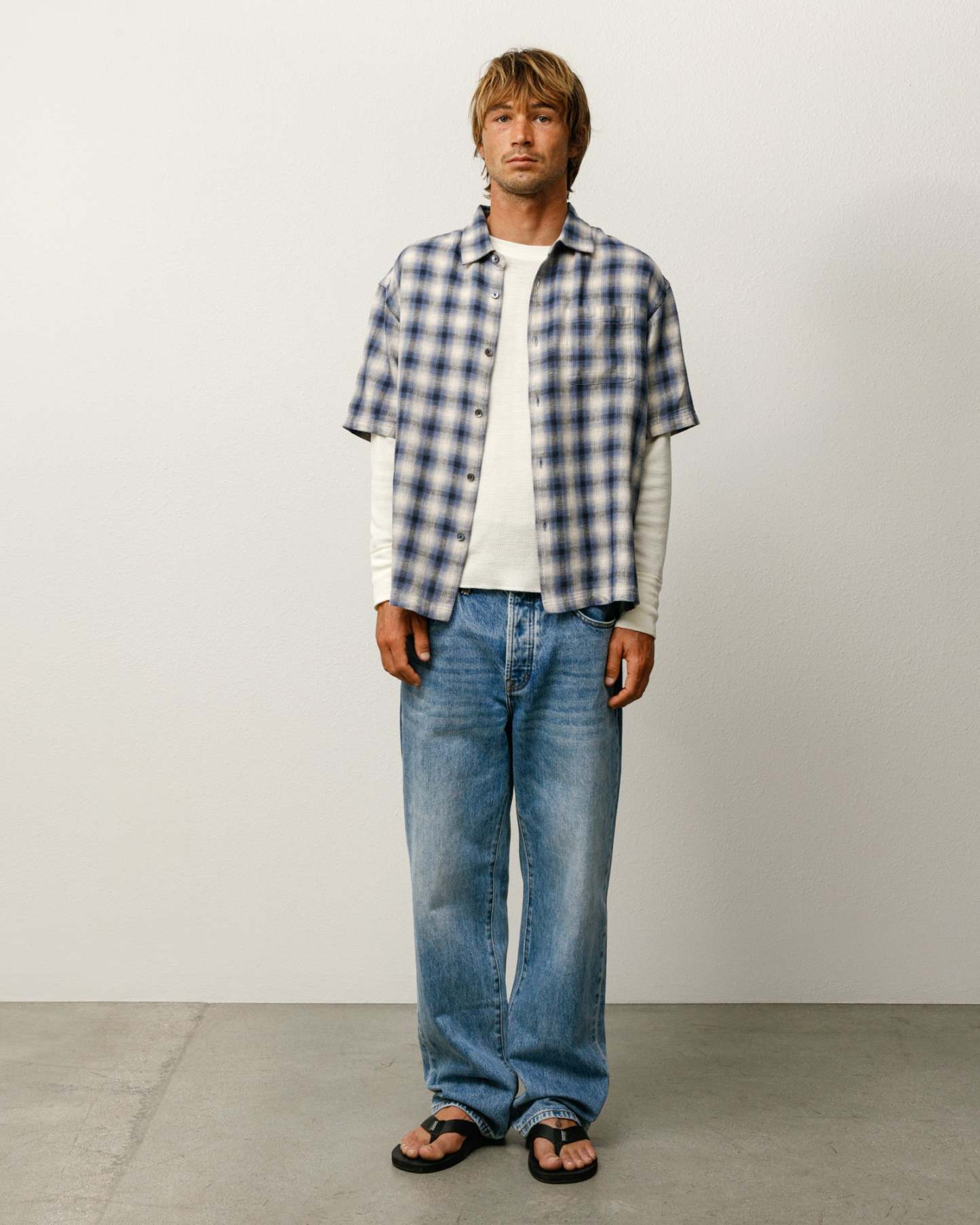 LIAM SS PLAID SHIRT