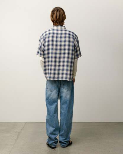 LIAM SS PLAID SHIRT