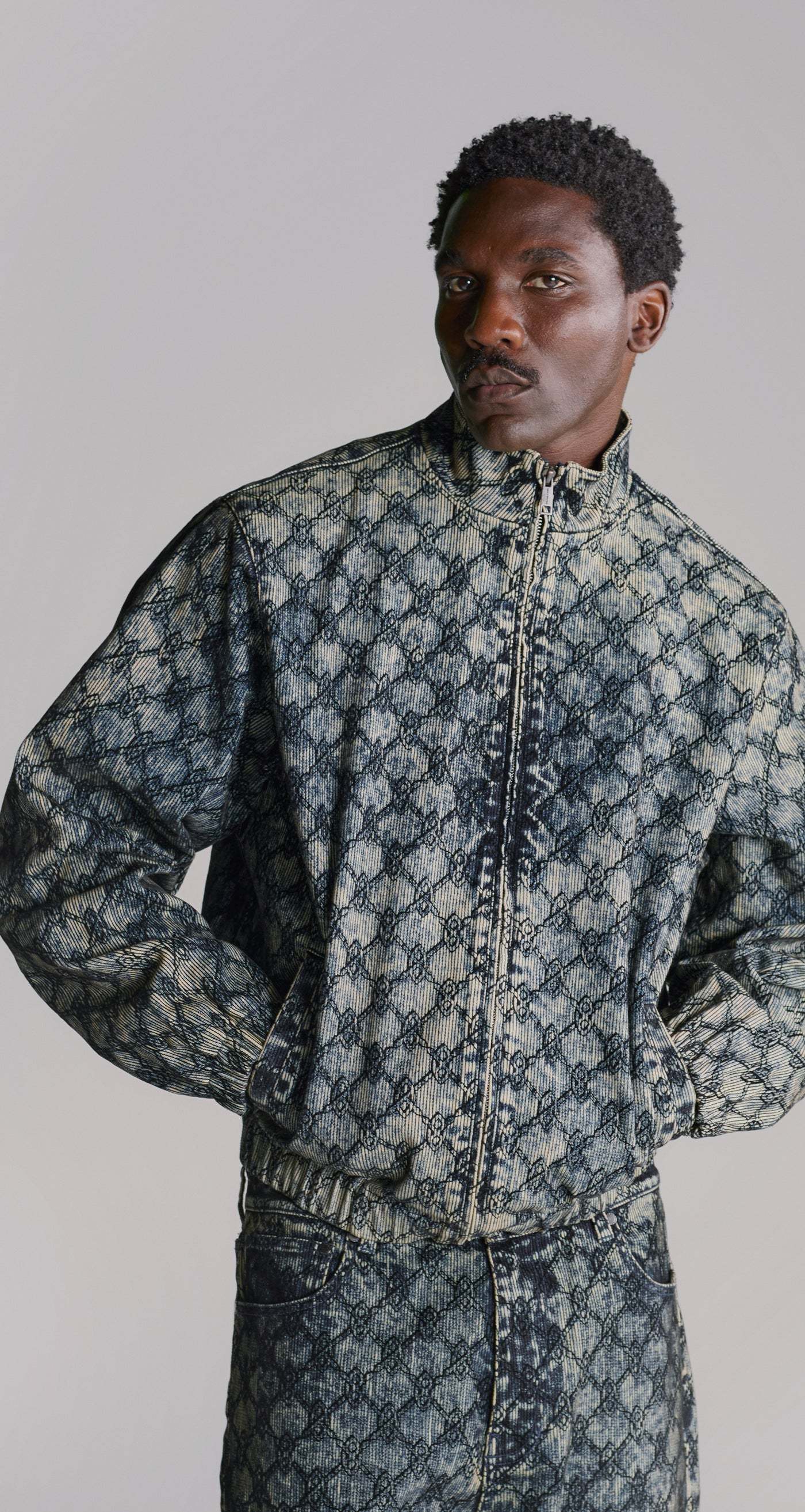 Blue Velvet Track Jacket