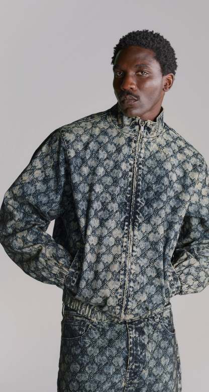 Blue Velvet Track Jacket