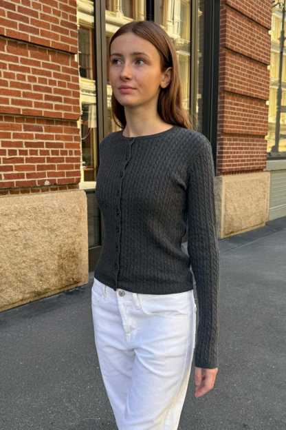 Zoe Cable Knit Cardigan