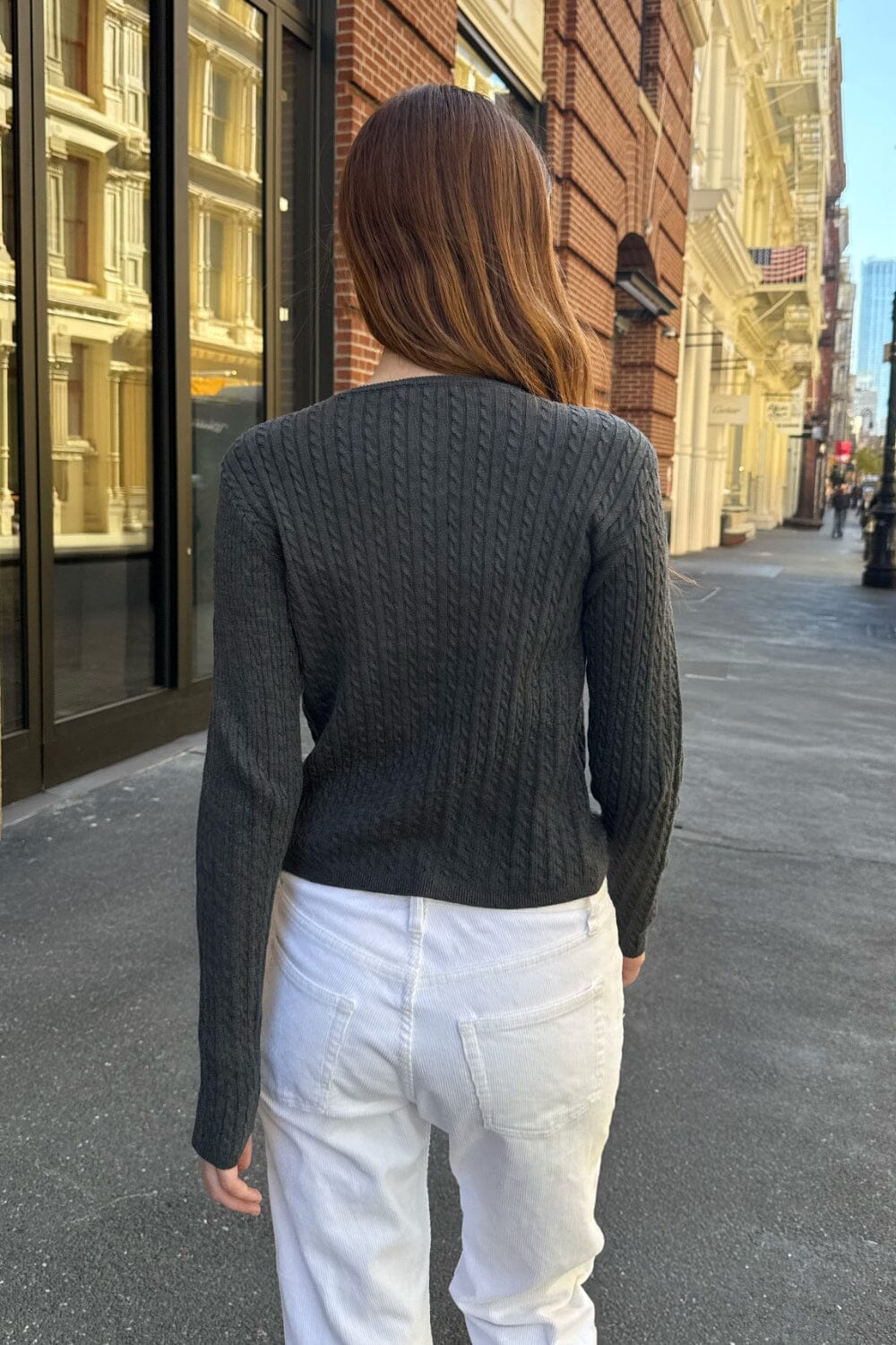 Zoe Cable Knit Cardigan