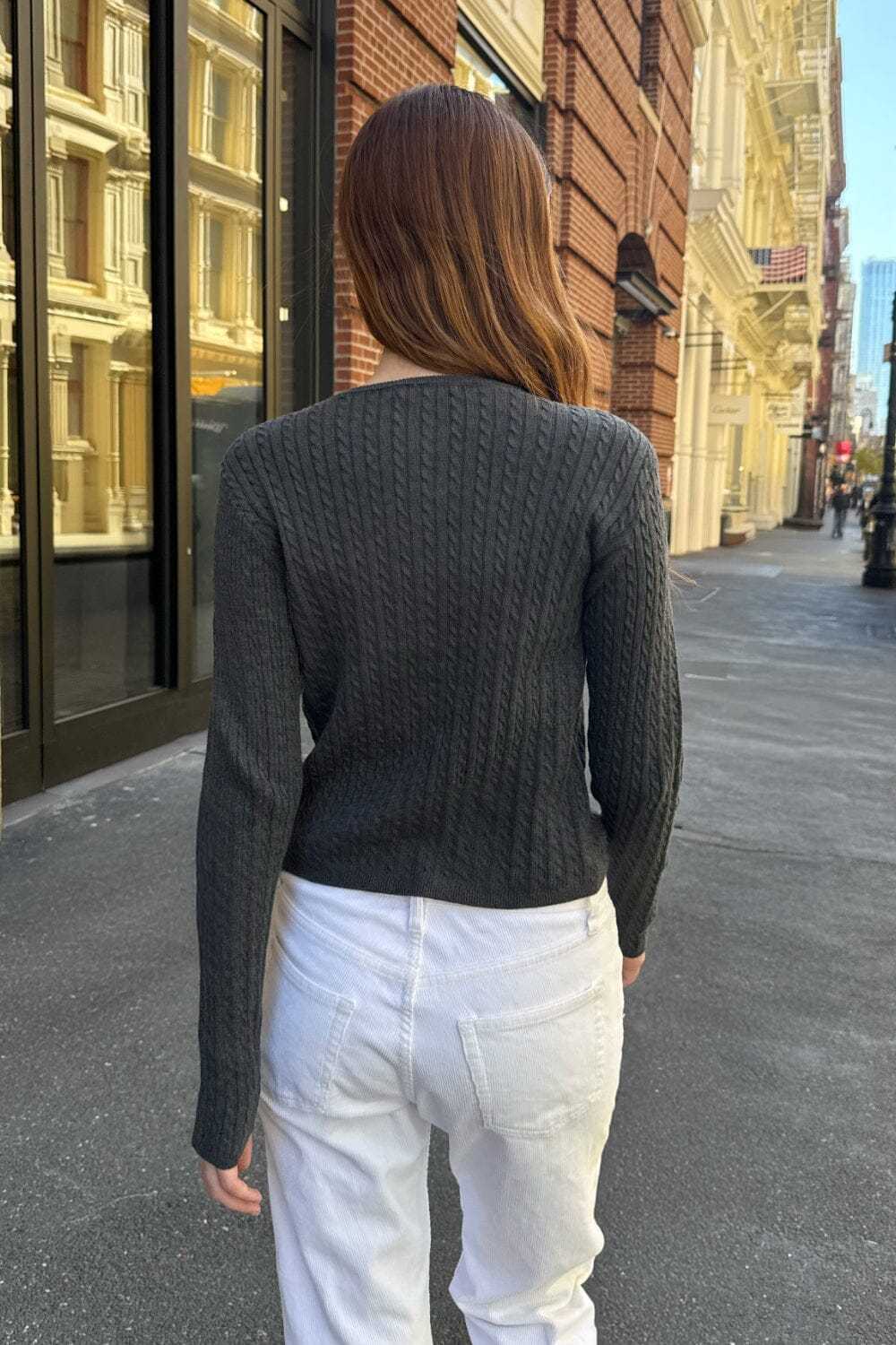 Zoe Cable Knit Cardigan