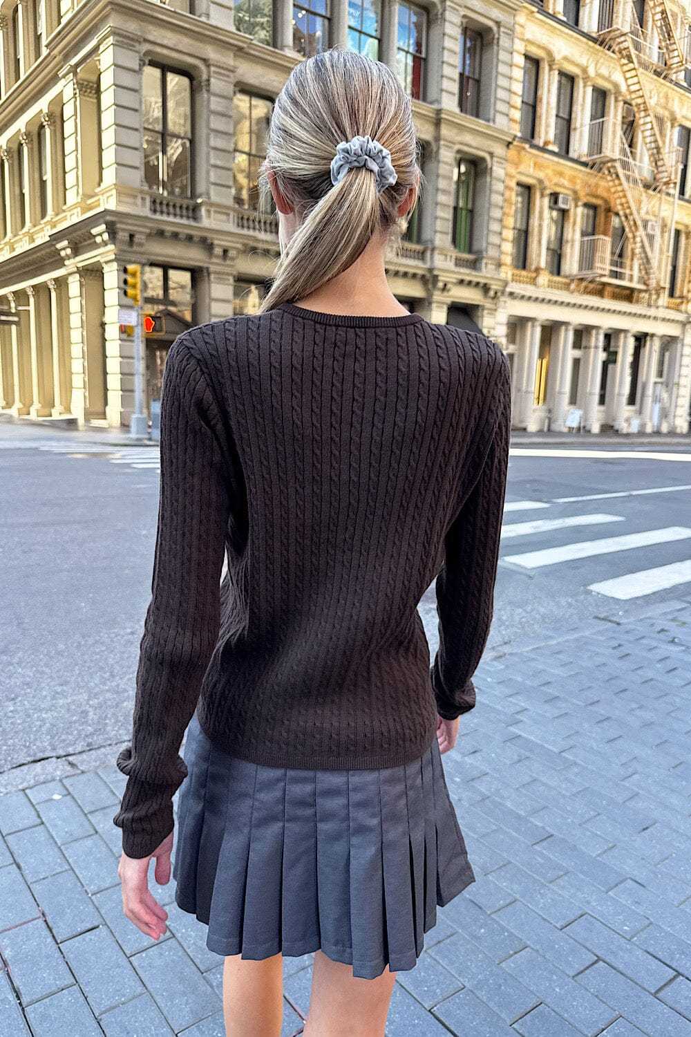 Zoe Cable Knit Cardigan