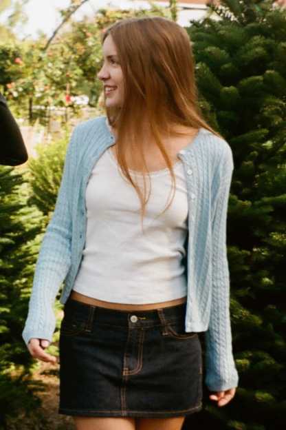 Zoe Cable Knit Cardigan