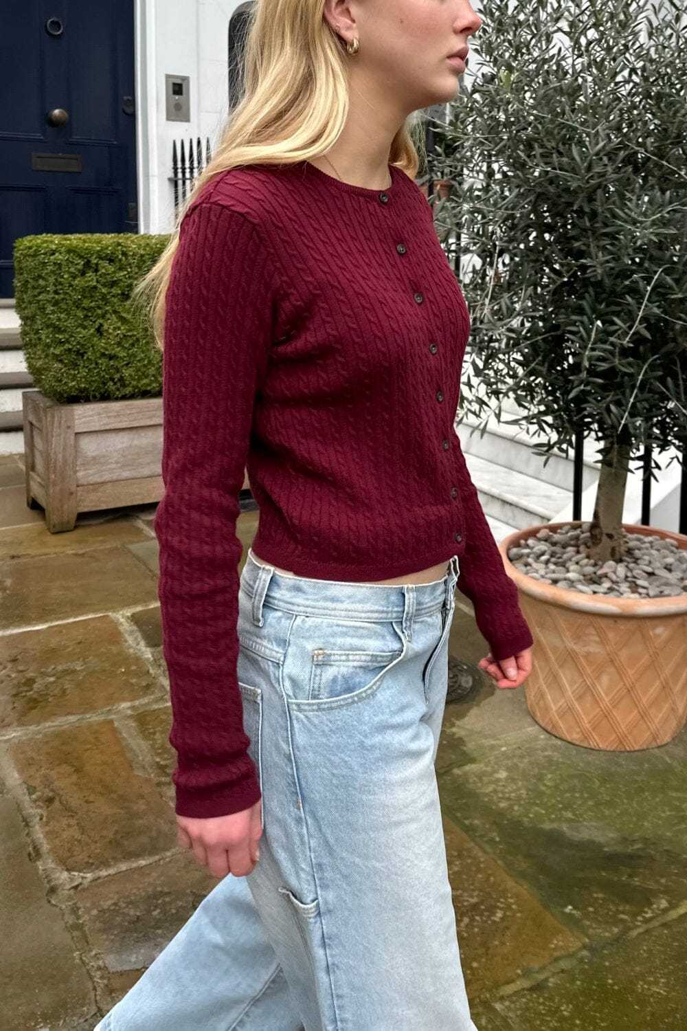 Zoe Cable Knit Cardigan