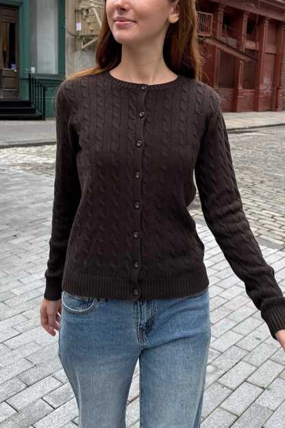 Amalie Cable Knit Cardigan