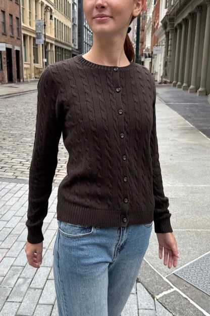 Amalie Cable Knit Cardigan