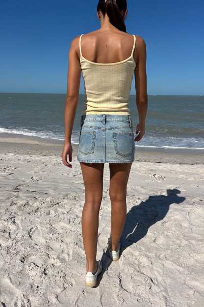 Malia Denim Mini Skirt