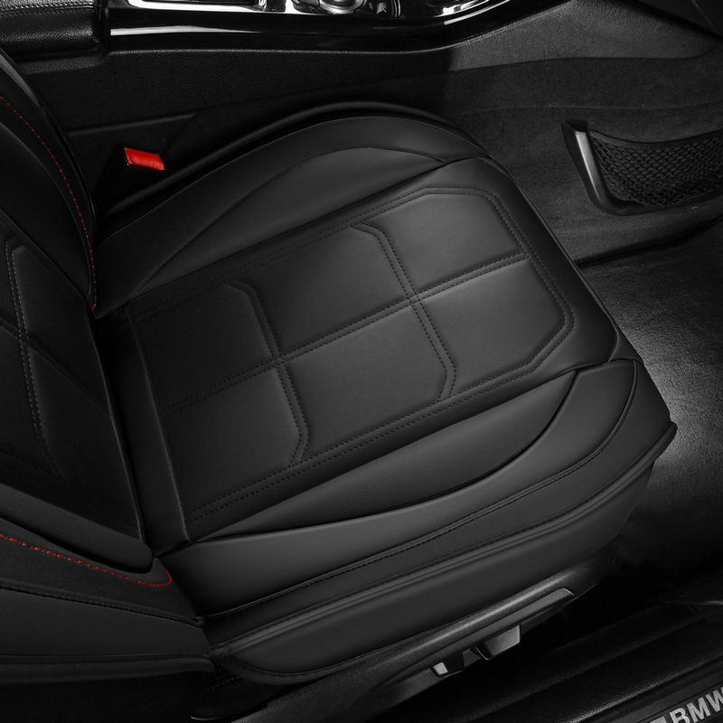 Auto Seat Cover Car Seat Covers Made of High-Quality PU Leather for All Five Seats Waterproof Stain-Resistant Easy to Clean Full Coverage for Front and Rear Seats Universal Fit