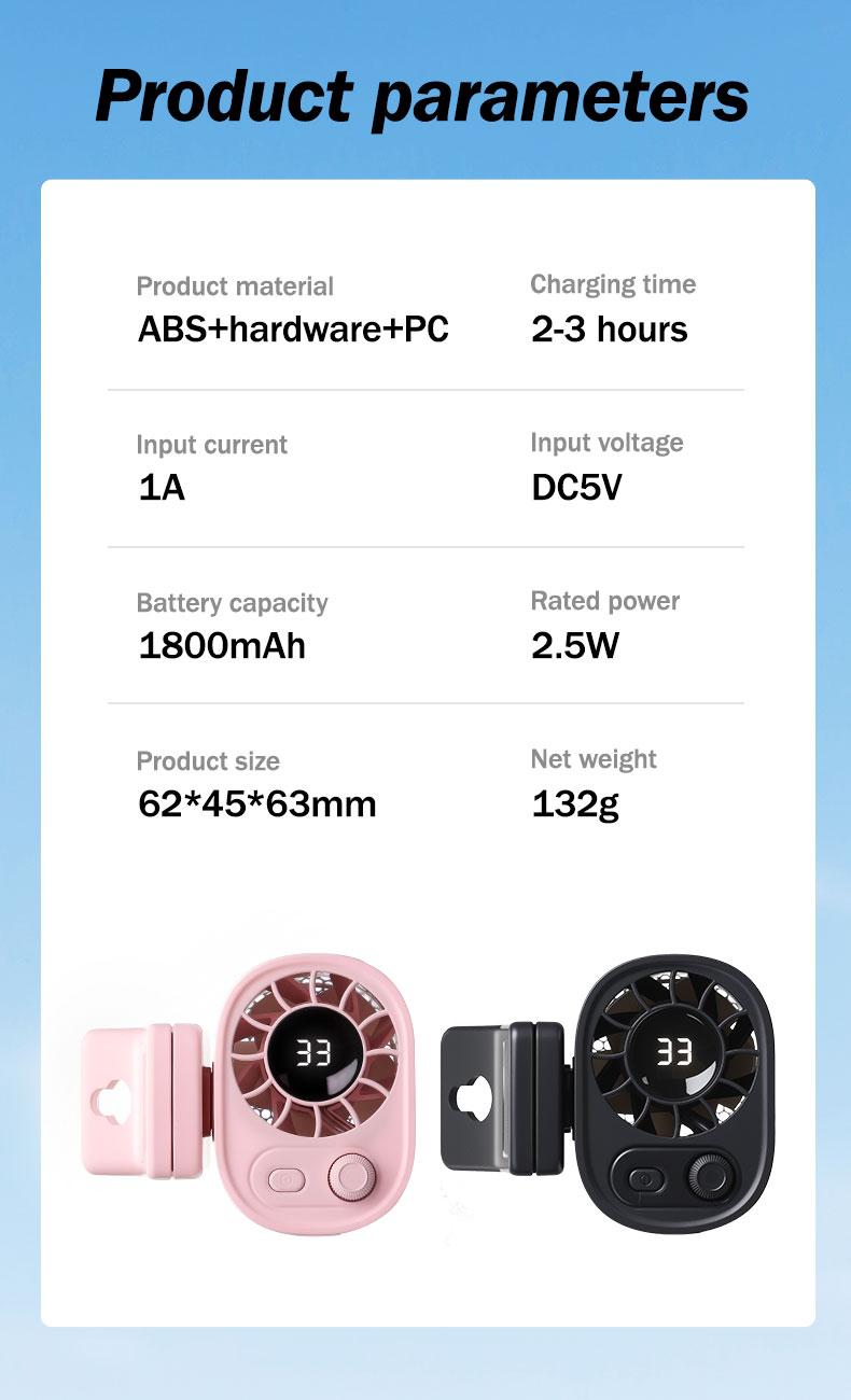 Joytutus Car Clip On Fan No Cooling Function with LED Display 360° Rotation 100 Speeds Adjustable USB Rechargeable Personal 1800mAh Battery Stepless Speed Adjustment Charging Button Portable Usb Fan Joytutus Car Clip On Fan No Cooling Function with LED Display 360° Rotation 100 Speeds Adjustable USB Rechargeable Personal 1800mAh Battery Stepless Speed Adjustment Charging Button Portable Usb Fan