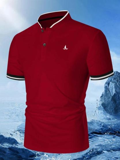 6 Pack Men's Quick Dry Performance Polo Shirts, Stylish Fitted Golf Shirts, Casual Comfortable Cotton Blend for Everyday Wear, Athletic Quality Sports
