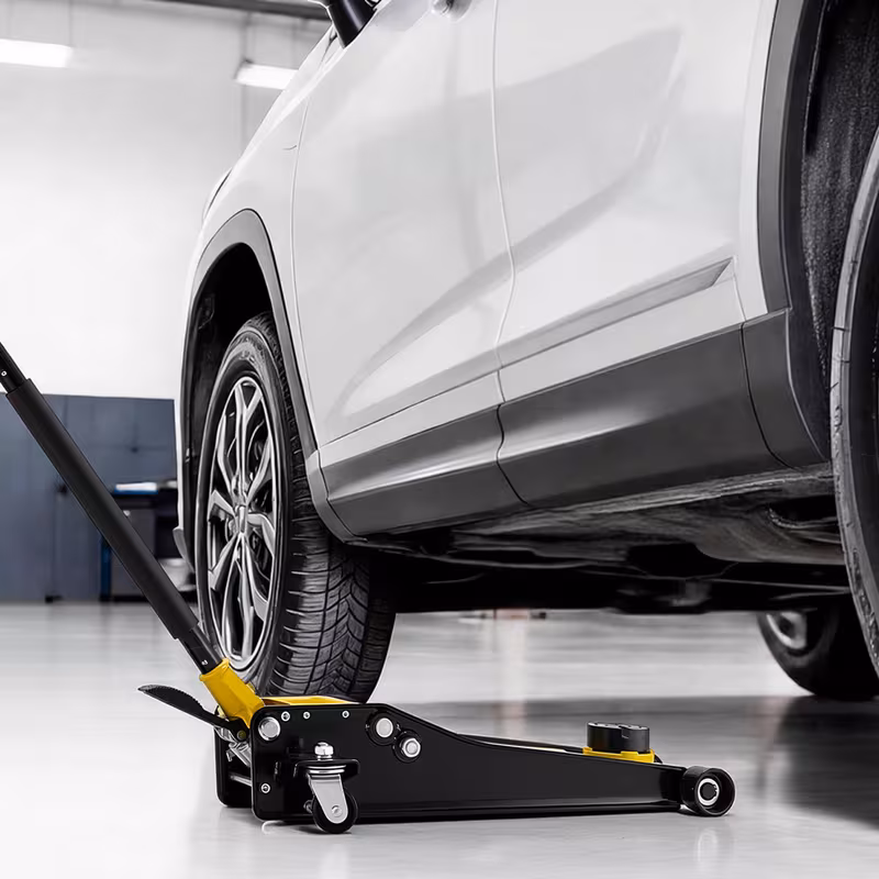 gato de piso de , capacidad de 3 toneladas, gato de piso de con bomba de elevación rápida de pistón y adaptador para suv, gato hidráulico de carro de ruedas para deportivos, camionetas, de elevación de 75-500 mm Detalles del producto 0
