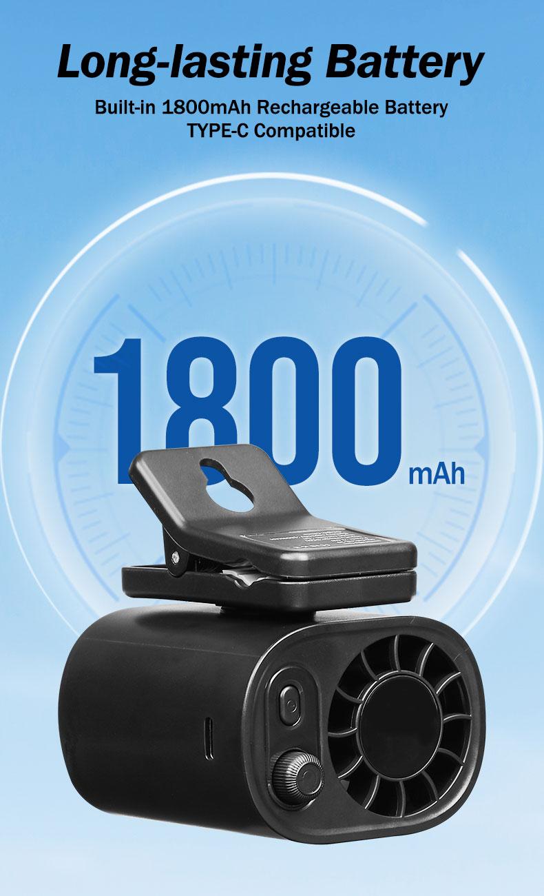 Joytutus Car Clip On Fan No Cooling Function with LED Display 360° Rotation 100 Speeds Adjustable USB Rechargeable Personal 1800mAh Battery Stepless Speed Adjustment Charging Button Portable Usb Fan Joytutus Car Clip On Fan No Cooling Function with LED Display 360° Rotation 100 Speeds Adjustable USB Rechargeable Personal 1800mAh Battery Stepless Speed Adjustment Charging Button Portable Usb Fan