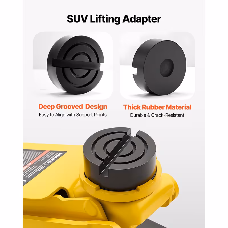 gato de piso de , capacidad de 3 toneladas, gato de piso de con bomba de elevación rápida de pistón y adaptador para suv, gato hidráulico de carro de ruedas para deportivos, camionetas, de elevación de 75-500 mm Detalles del producto 6
