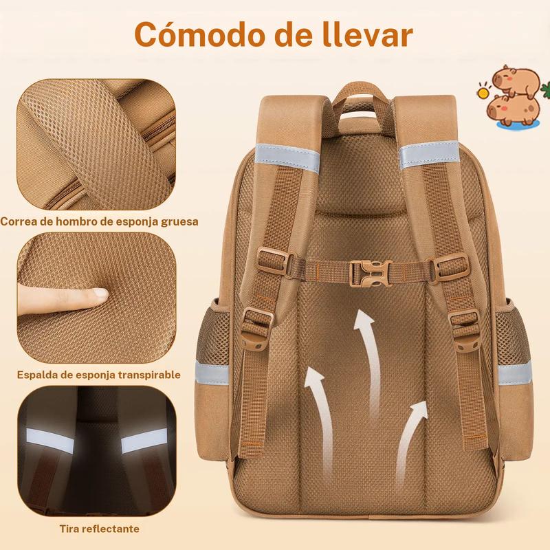 Mochila Escolar Impermeable con Estuche para Lápices - Mochila Ligera para la Escuela, Viajes y Uso Diario