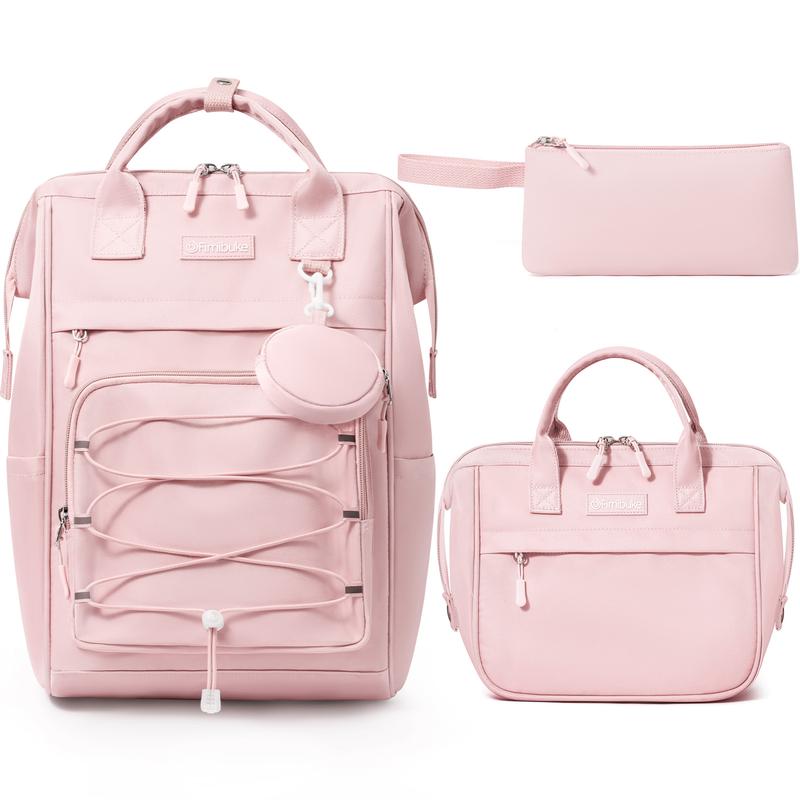 Mochila Escolar Impermeable con Estuche para Lápices - Mochila Ligera para la Escuela, Viajes y Uso Diario