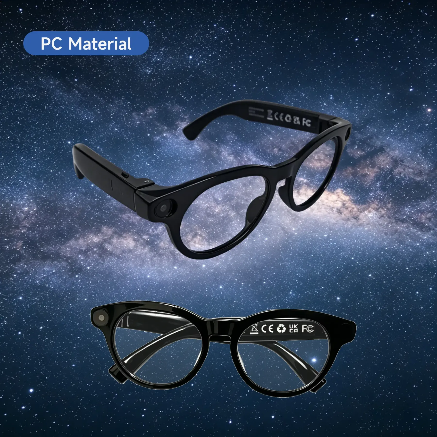 Lentes inteligentes con cámara y Bluetooth para foto, video y traducción compatibles con iPhone y Android