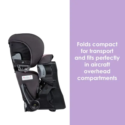 Asiento elevador para auto 2 en 1 ligero y plegable para niños con protección lateral
