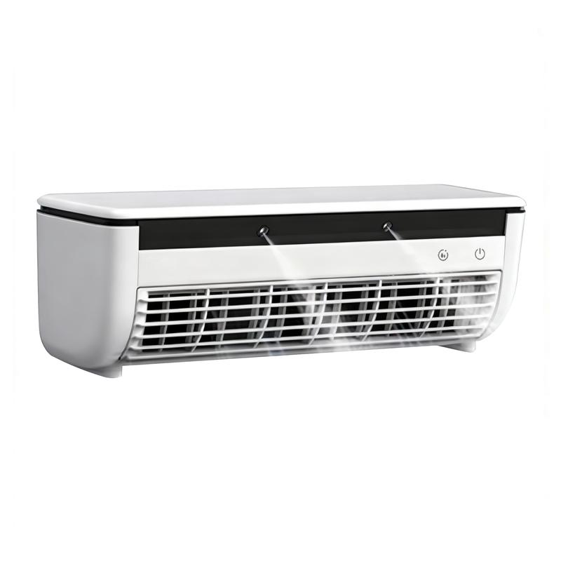 Ventilador portátil con niebla, chip de enfriamiento, recargable, 6000 mAh, con control remoto