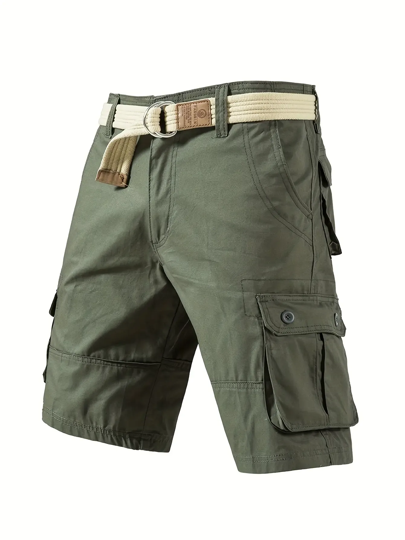 Paquete de 6 pantalones cargo para hombre, shorts tácticos con bolsillos multifuncionales, ideales para golf, senderismo y actividades al aire libre, resistentes, antiarrugas y transpirables