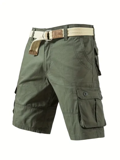 Paquete de 6 pantalones cargo para hombre, shorts tácticos con bolsillos multifuncionales, ideales para golf, senderismo y actividades al aire libre, resistentes, antiarrugas y transpirables