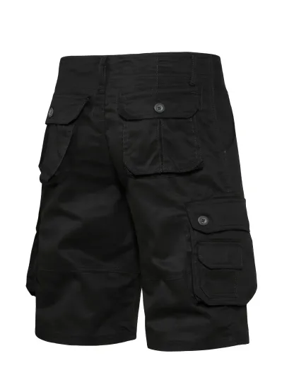 Paquete de 6 pantalones cargo para hombre, shorts tácticos con bolsillos multifuncionales, ideales para golf, senderismo y actividades al aire libre, resistentes, antiarrugas y transpirables