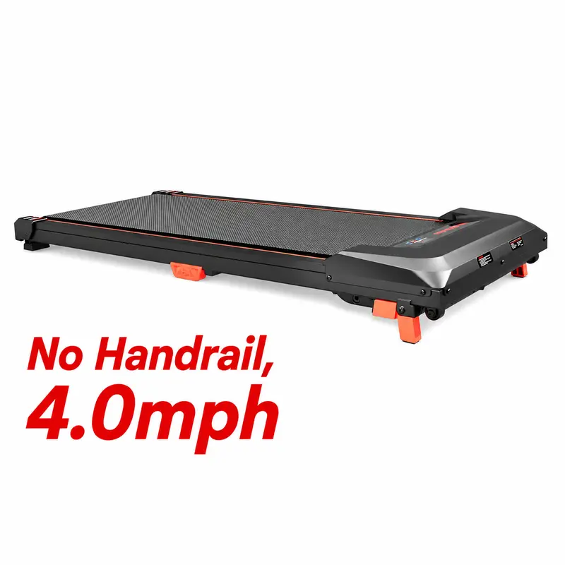 Cinta de correr plegable para gimnasio en casa - Plataforma inclinada 2 en 1 para debajo del escritorio, motor silencioso de 2.5 HP, estructura de acero, capacidad de 150 kg, pantalla LED, cintas de correr para el hogar, equipo de entrenamiento y ejercici