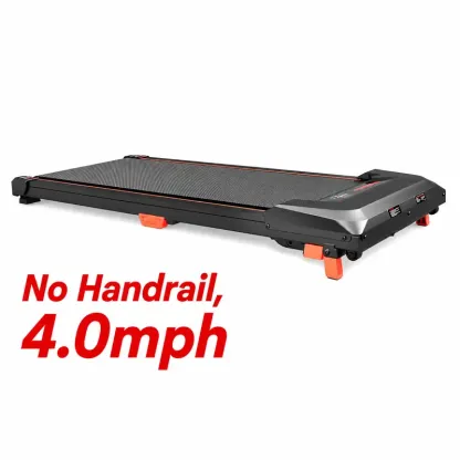 Cinta de correr plegable para gimnasio en casa - Plataforma inclinada 2 en 1 para debajo del escritorio, motor silencioso de 2.5 HP, estructura de acero, capacidad de 150 kg, pantalla LED, cintas de correr para el hogar, equipo de entrenamiento y ejercici