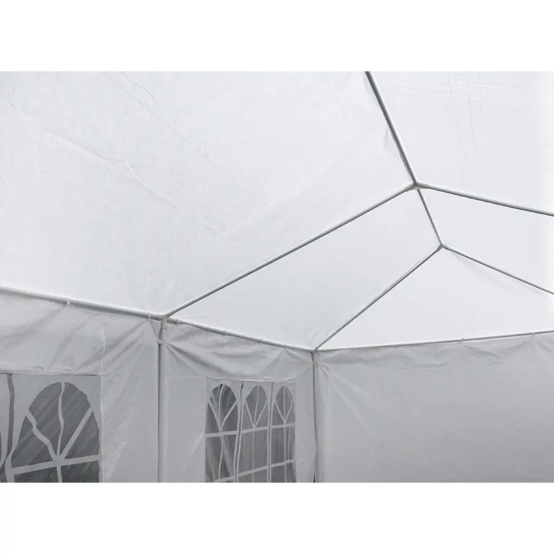 Superdealusa — Carpa impermeable blanca de 10' x 10'/20'/30' para bodas y eventos, con ventanas y paredes laterales