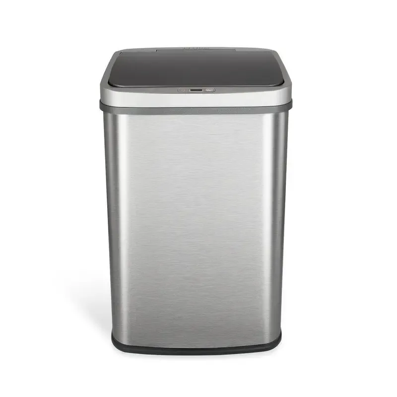 Cubo de basura Nine Stars de 13 galones con sensor de movimiento