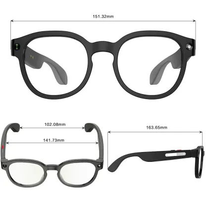 Gafas inteligentes con cámara e IA, lentes fotocromáticas con protección UV de 8 MP, traducción en tiempo real a más de 160 idiomas, audio Bluetooth, captura de fotos y vídeos con manos libres, control táctil; ideales para viajes, actividades al aire libr