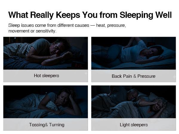 Gel Memory Foam Mattress for Cool Night &  Fiberglass-Free，Full/Queen/KIng Size ,6/8/10/12/14 Inch Medium Firm  in Box for Cool Sleep and Pressure Relief&Perfect Balance of Softness.DealsForYouDays