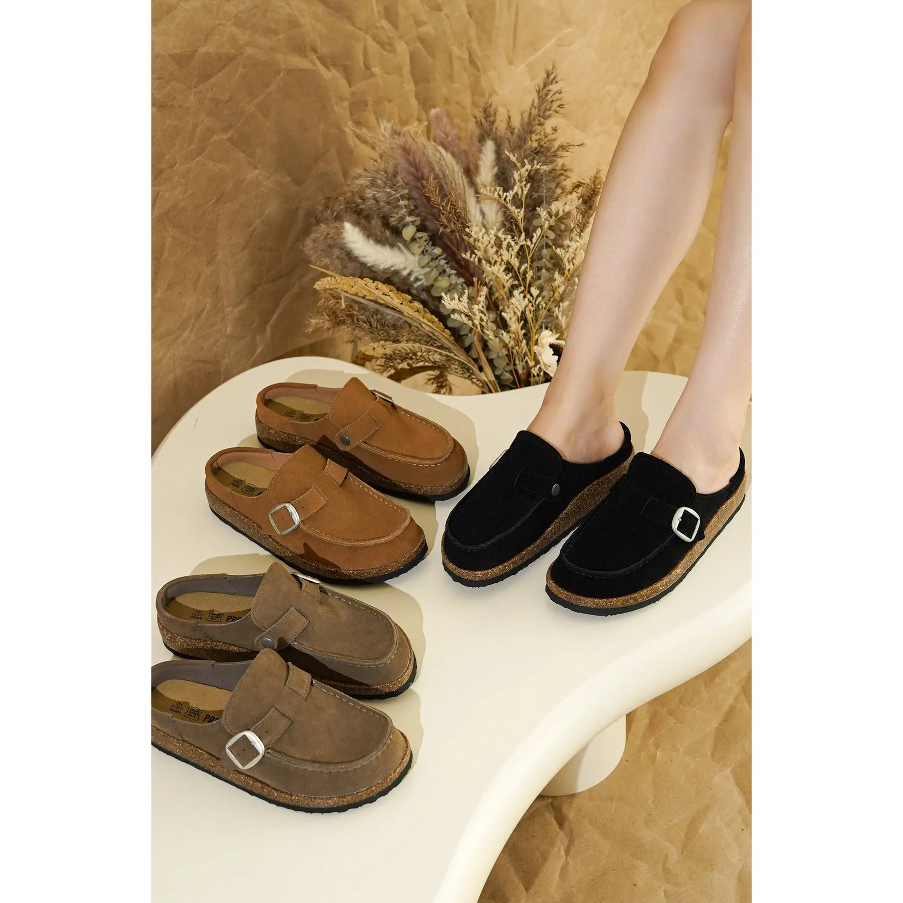 Zuecos y mules para mujer | Resistentes al agua con plantilla de espuma viscoelástica. Zuecos y mules para mujer, calzado casual para mujer, calzado para niña - Carline