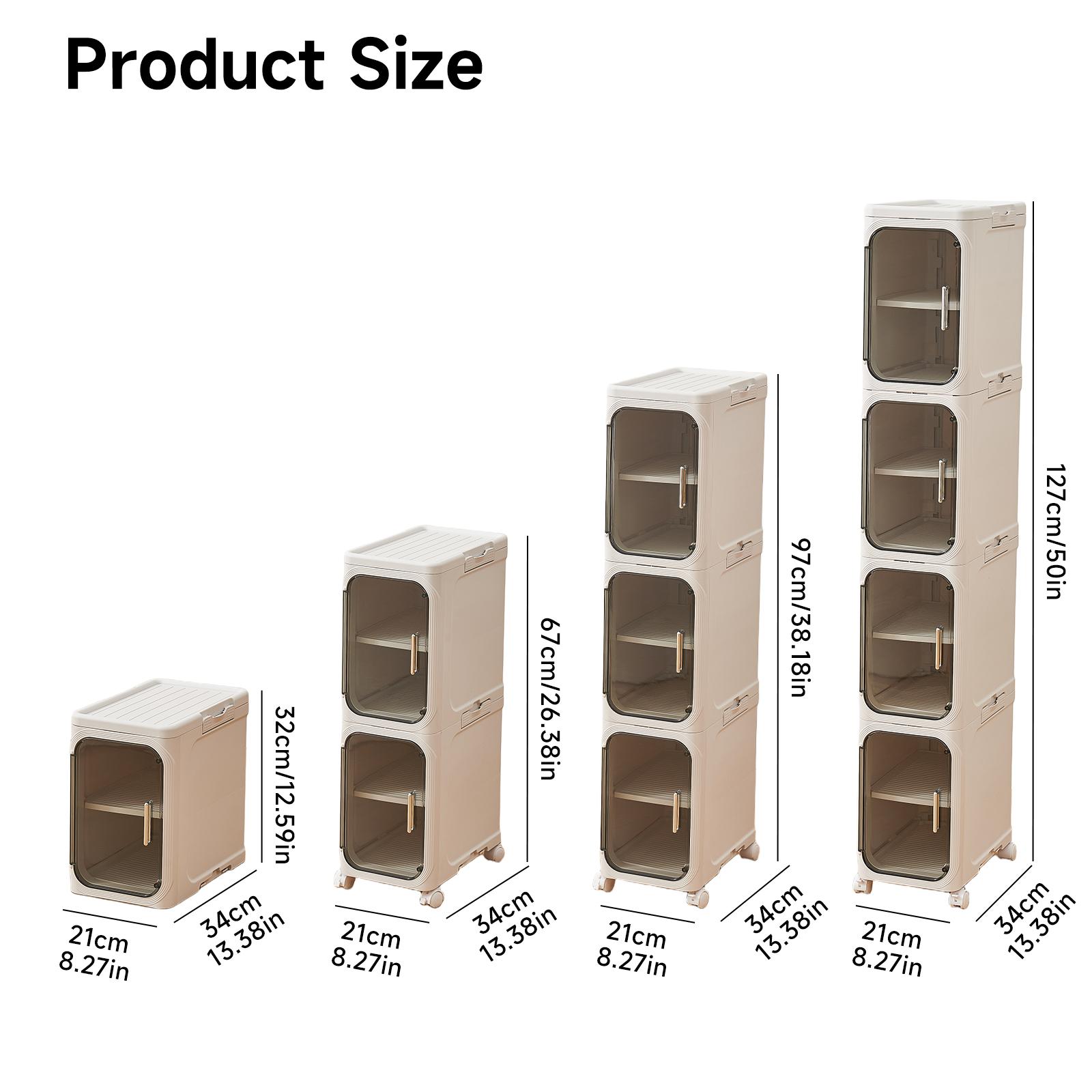 UFORU four-layer tall and narrow storage cabinet, made of plastic, with a slim design, doors and adjustable shelves, wheels, stackable and foldable, suitable for small spaces, bathrooms and kitchens,dealsforyou,midyearsale,dealsforyoudays,#SummerWins UFORU four-layer tall and narrow storage cabinet, made of plastic, with a slim design, doors and adjustable shelves, wheels, stackable and foldable, suitable for small spaces, bathrooms and kitchens,dealsforyou,midyearsale,dealsforyoudays,#SummerWins