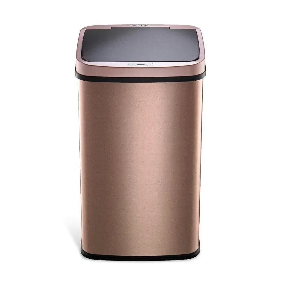 Cubo de basura Nine Stars de 13 galones con sensor de movimiento