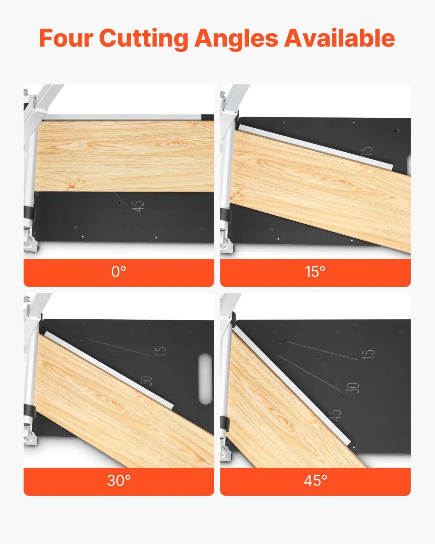 Cortador de pisos de vinilo de 13 pulgadas, cortador de pisos laminados de 12 mm de grosor con ajustes de ángulo de 15°/30°/45°, ruedas flexibles, mango telescópico, ciertos tipos de madera de ingeniería, LVT, VCT, SPC, LVP, WPC.