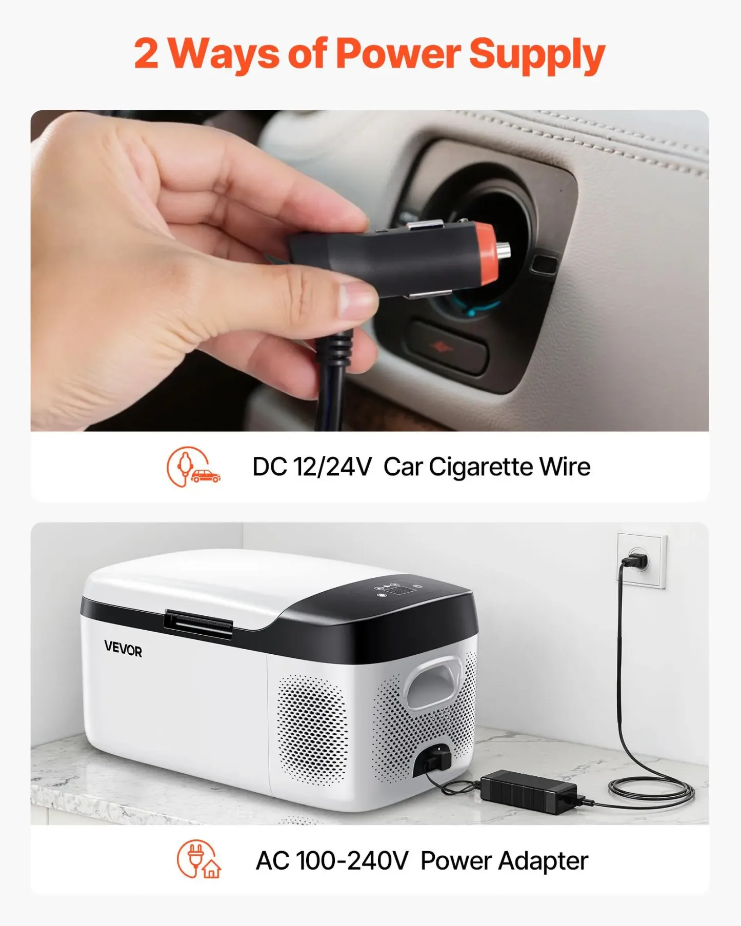 Refrigerador portátil para automóvil, enfriador eléctrico con compresor DC 12/24V y AC 100-240V, congelador de -4°F a 68°F con control mediante app, capacidad de 16 QT, ideal para RV, camping, barcos, pesca y viajes al aire libre.