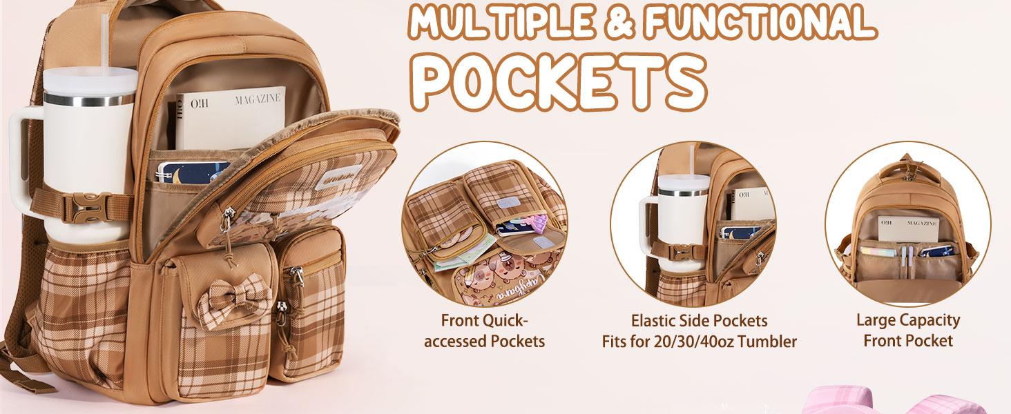 Fimibuke 3-in-1 School Backpack Set, Waterproof Bookbag with Lunch Bag & Pencil Case, Lightweight for School Girls Boys Fimibuke 3-in-1 School Backpack Set, Waterproof Bookbag with Lunch Bag & Pencil Case, Lightweight for School Girls Boys